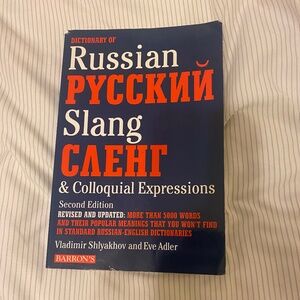 Russian Slang Dictionary Language Book